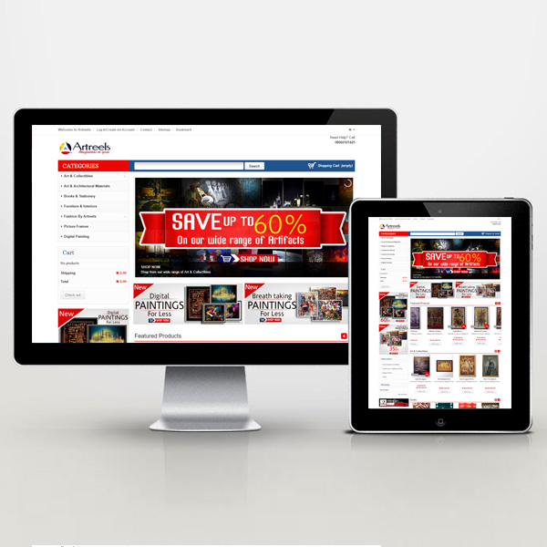 Artreels e-commerce Site